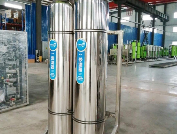 口罩廠0.5噸雙級反滲透純化水、純凈水設(shè)備